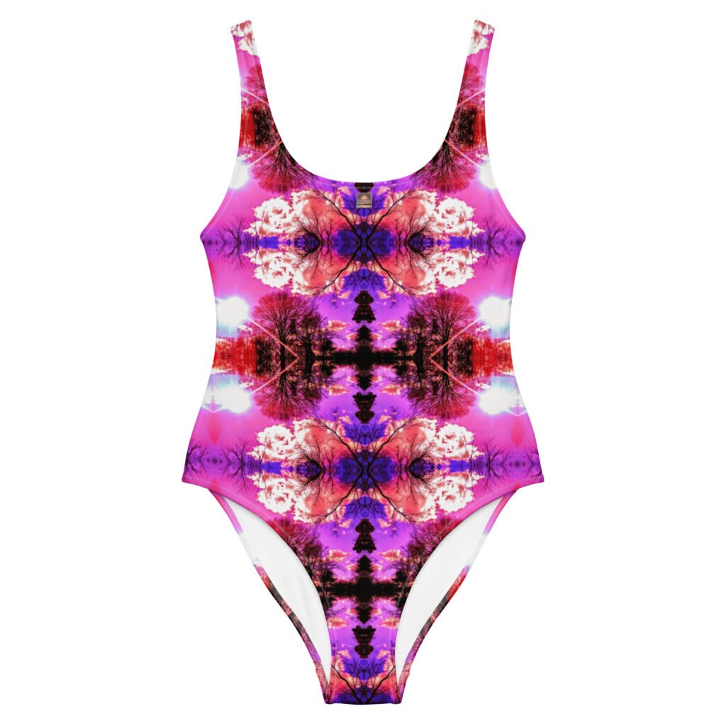 Blue Purple Red Hue Skies Swimsuit