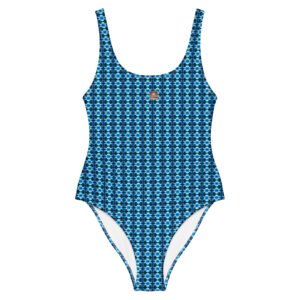 Blue Skies White Cloudburst Mini Swimsuit