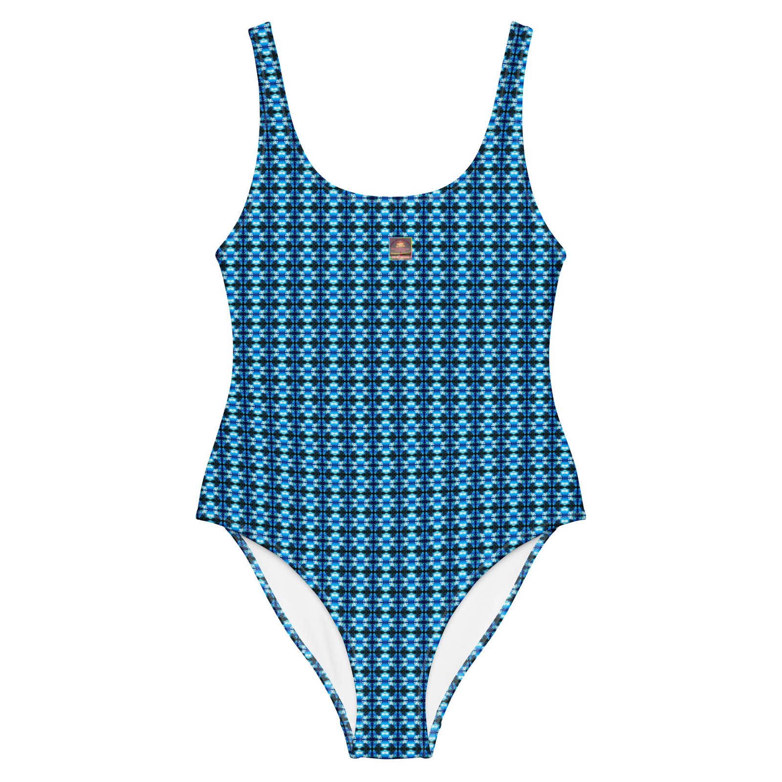 Blue Skies White Cloudburst Mini Swimsuit