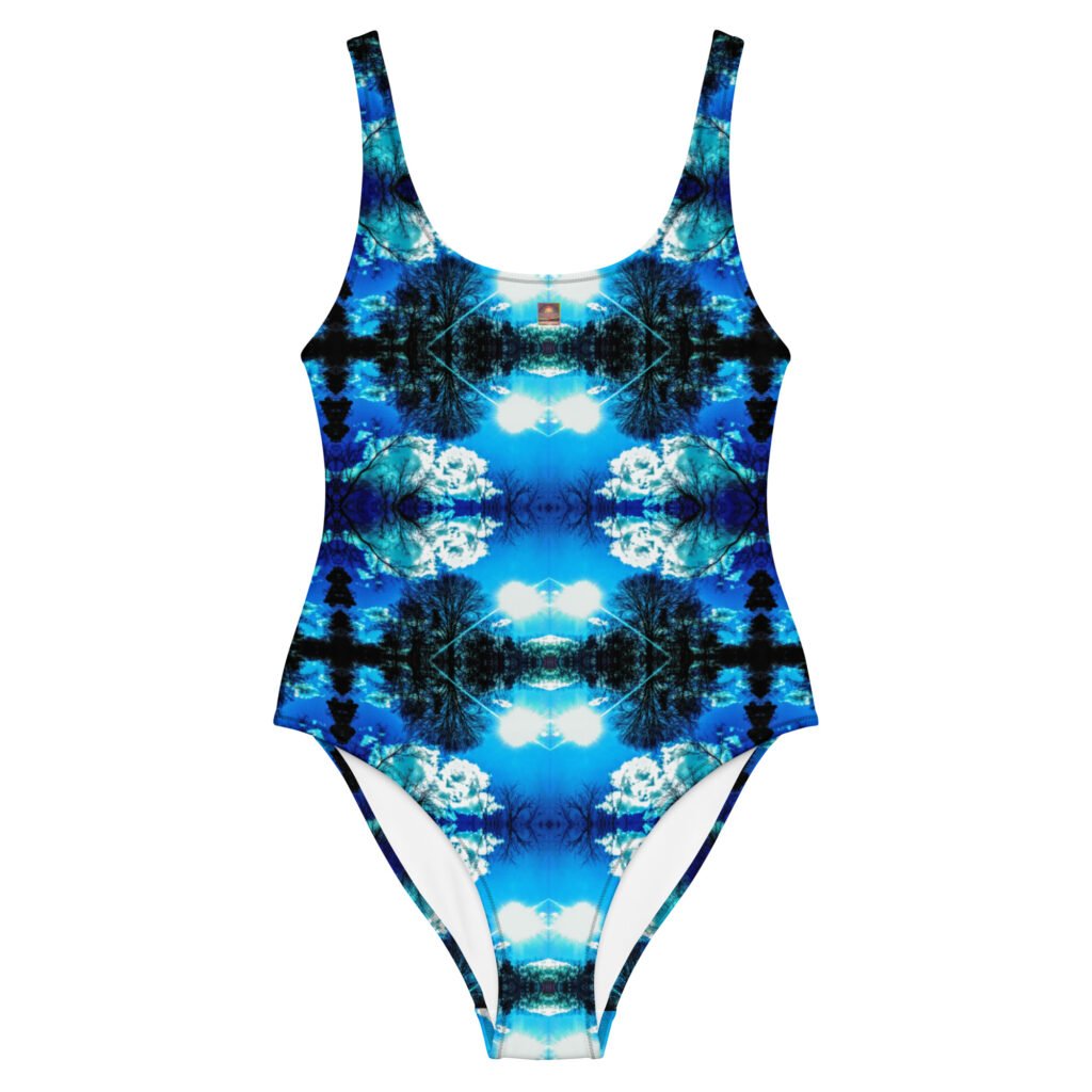Blue Skies White Cloudburst Swimsuit