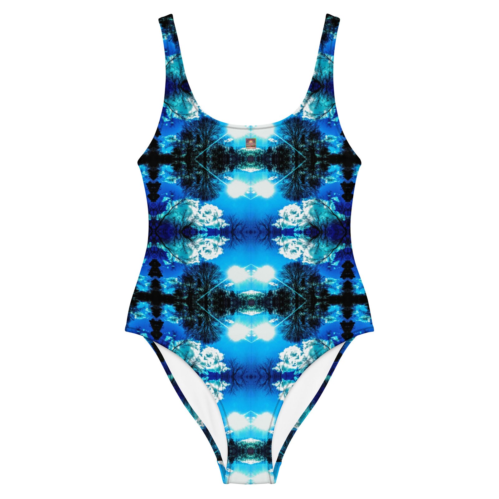 Blue Skies White Cloudburst Swimsuit