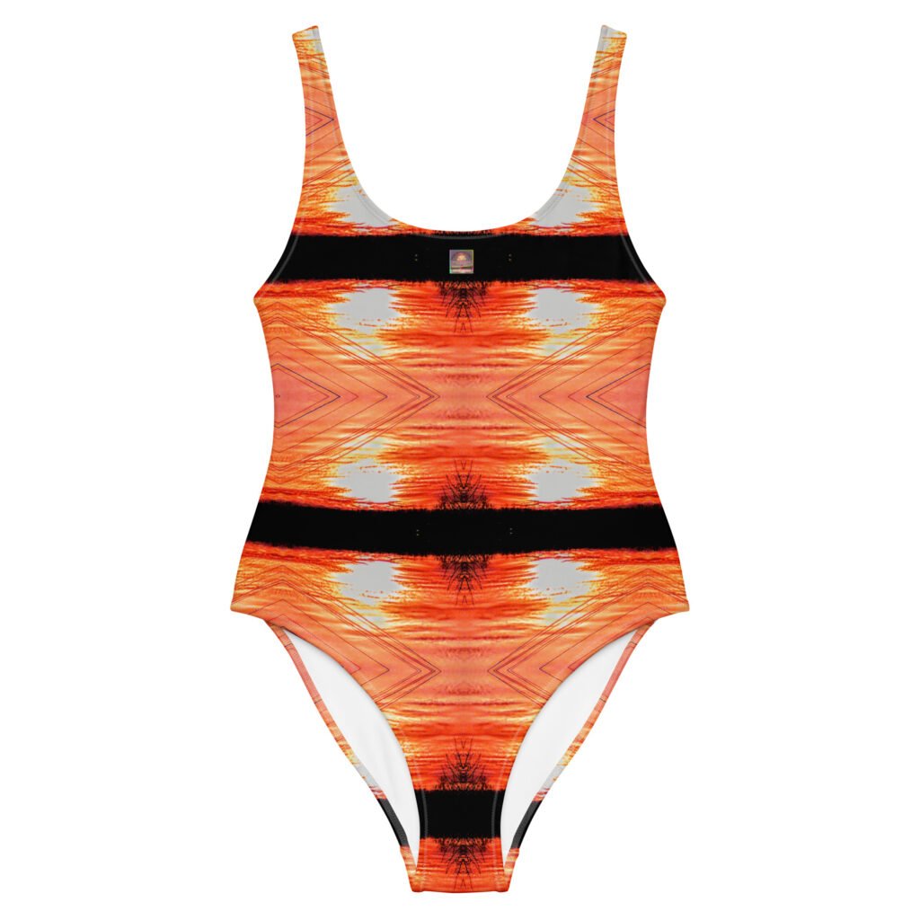 December Skies Rust Peach Swimsuit