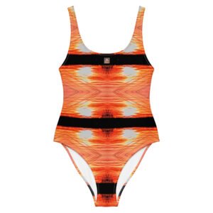 December Skies Rust Peach Swimsuit