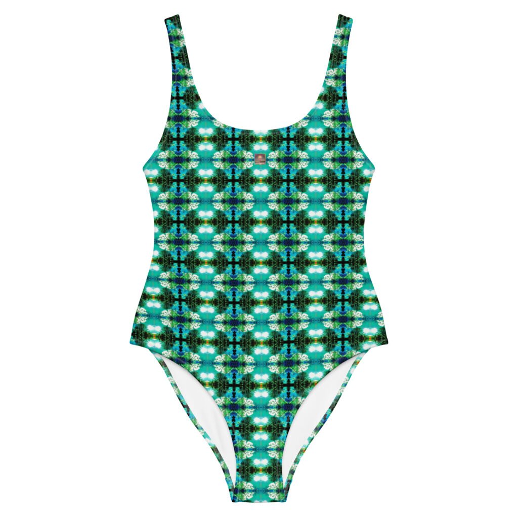 Bluegreen Skies White Cloudburst Swimsuit