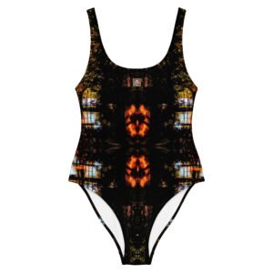 Green Trees Bushes Swimsuit 2