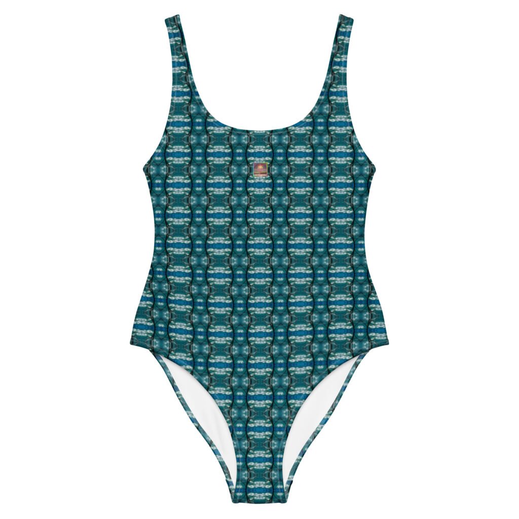 Faded Blue Skies Sunburst Swimsuit