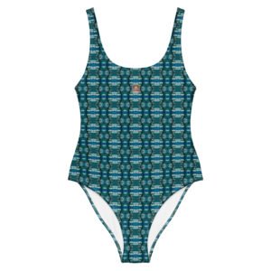 Faded Blue Skies Sunburst Swimsuit