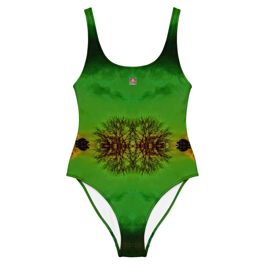 Green Skies Mirrored Swimsuit