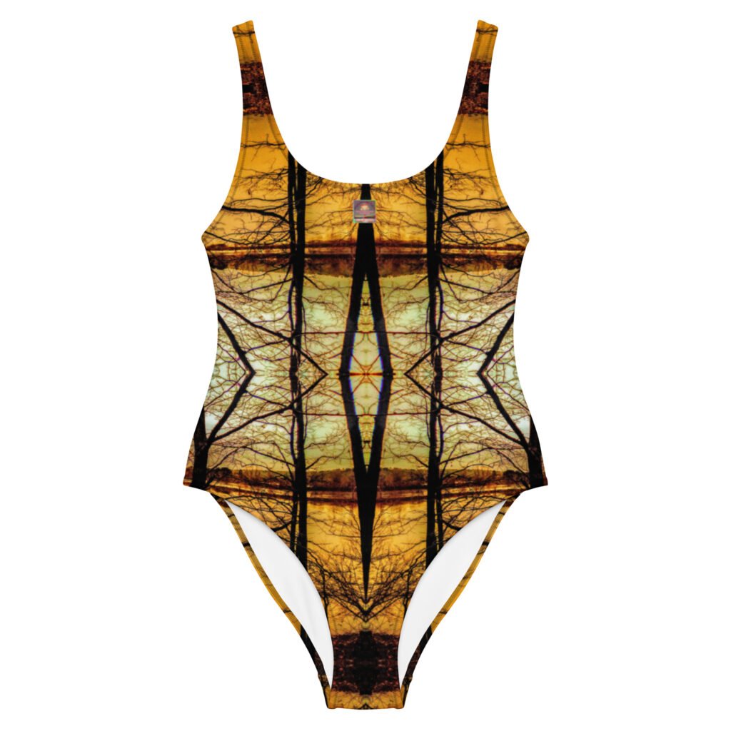 Tan Brown Skies Swimsuit