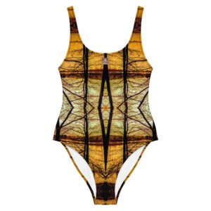 Tan Brown Skies Swimsuit