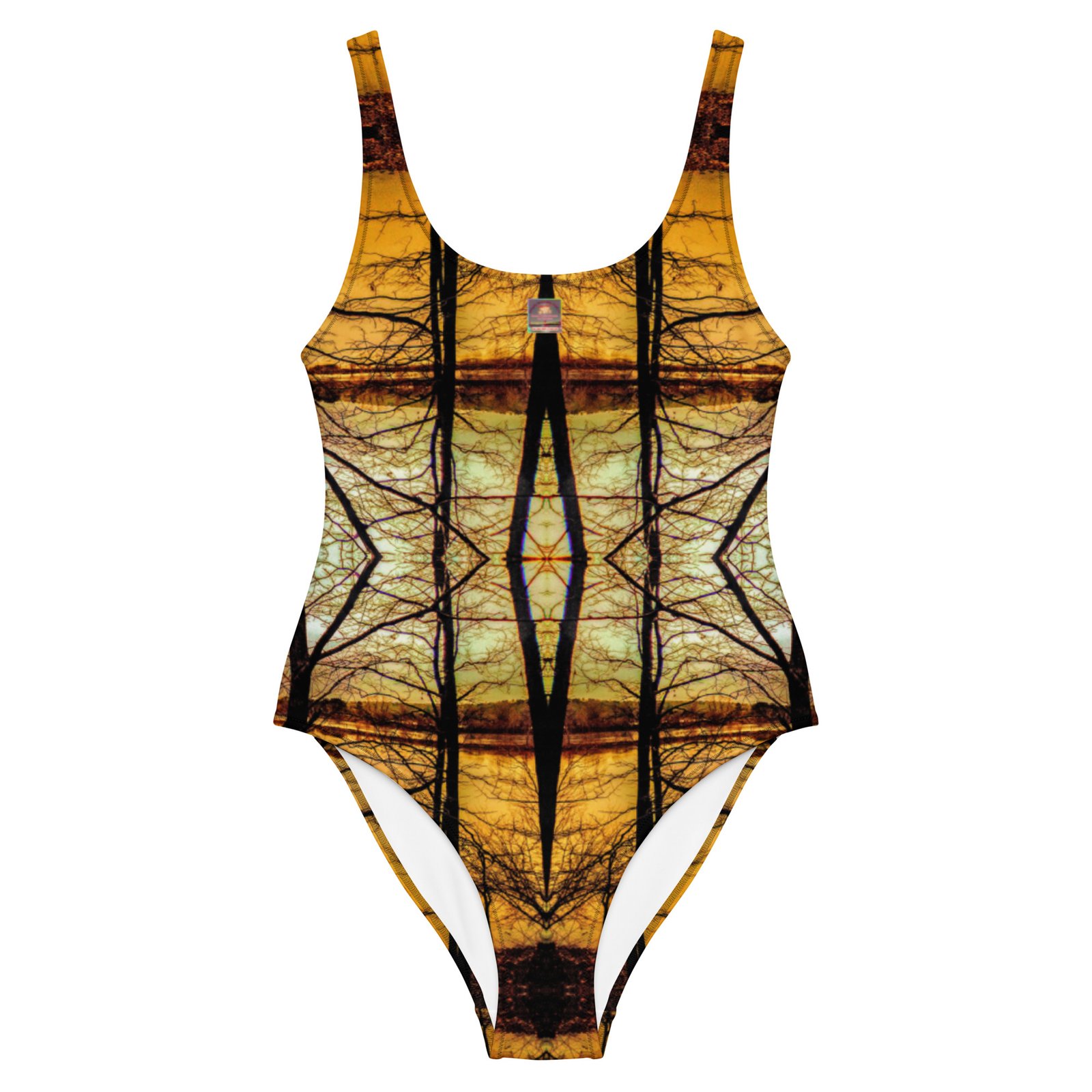Tan Brown Skies Swimsuit