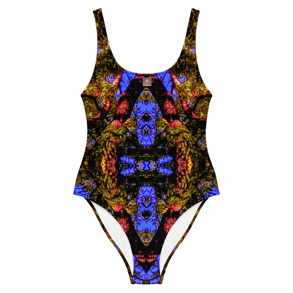 Purple Hue Tree One-Piece Swimsuit