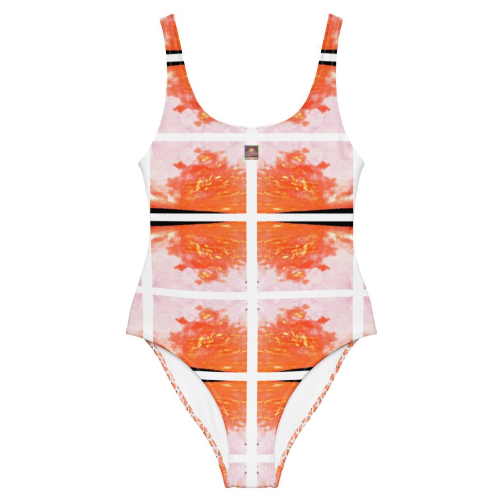 Orange Cream Skies One-Piece Swimsuit