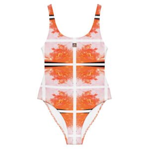 Orange Cream Skies One-Piece Swimsuit
