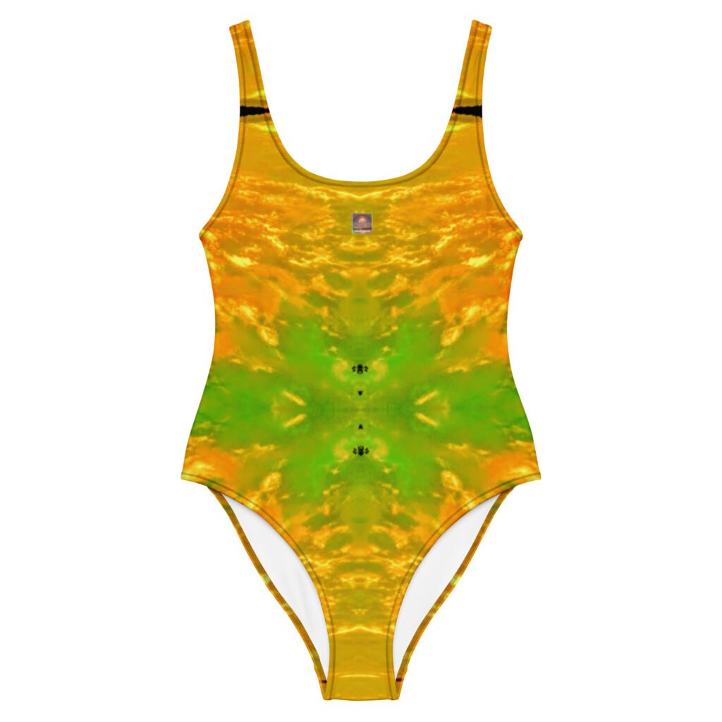 Teal Green Sundown One-Piece Swimsuit