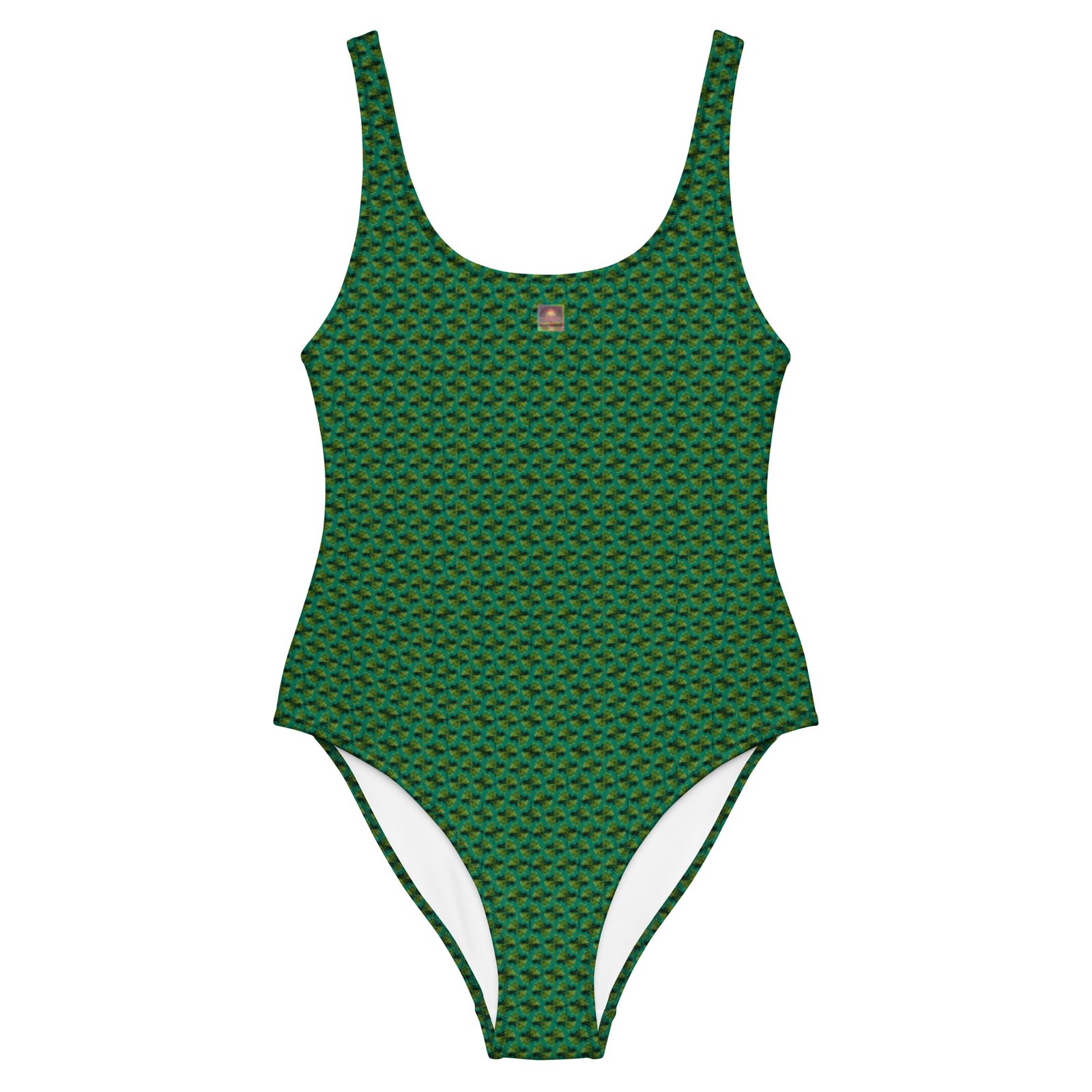 Arkansas Rich Green Skies One-Piece Swimsuit