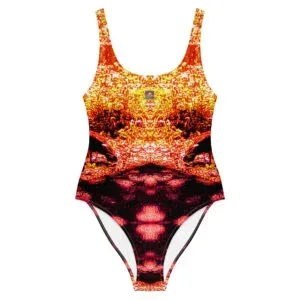 Pink Medley Duck Royalty One-Piece Swimsuit