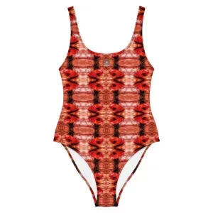 Red Bouie One-Piece Swimsuit