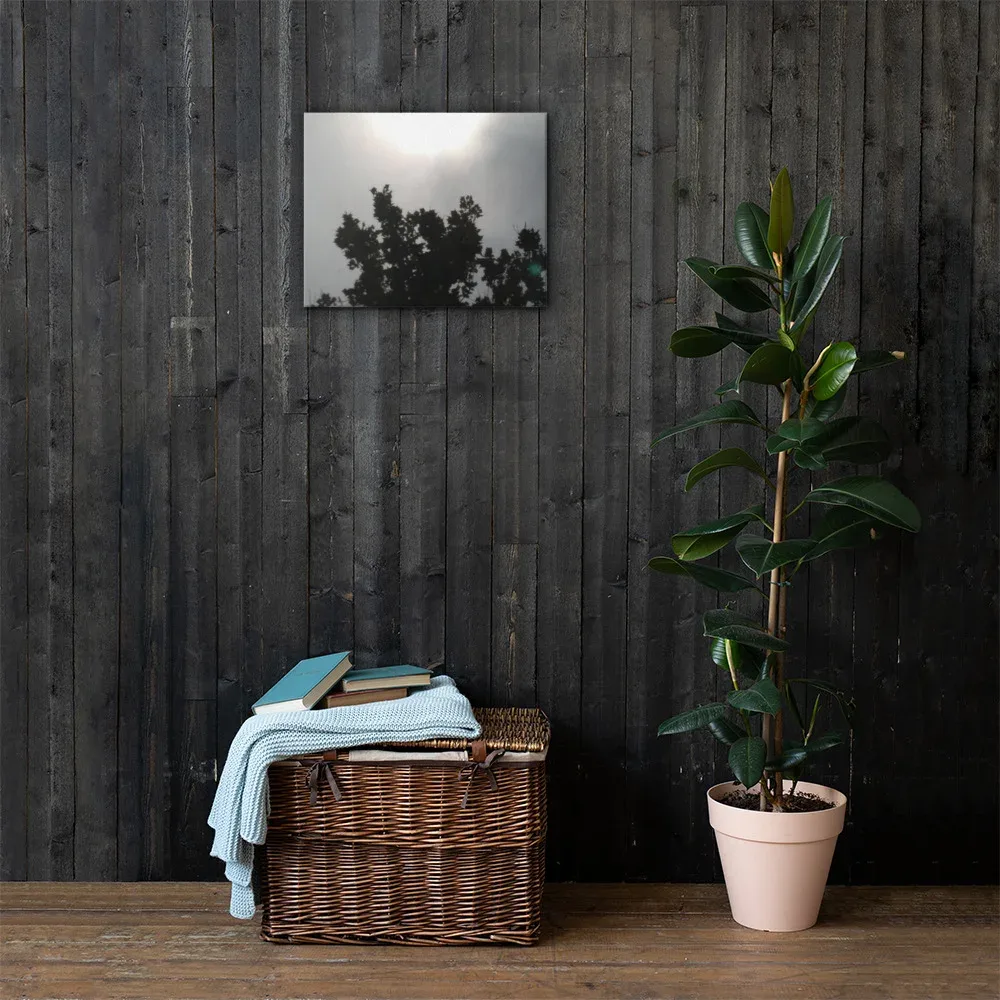 Steel Grey Blue Skies Canvas Wall Print
