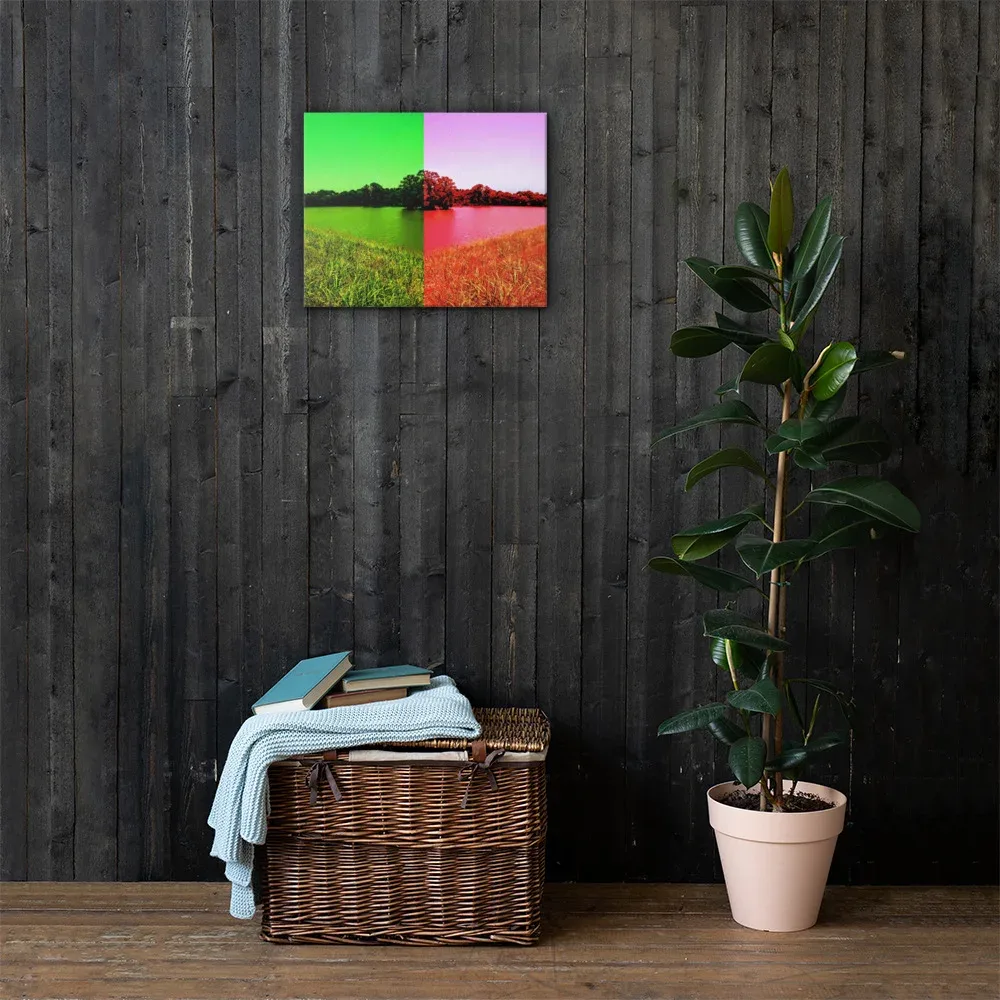 Arkansas Rich Green / Purple Passion Skies Mississippi River Delta Crazy Combo