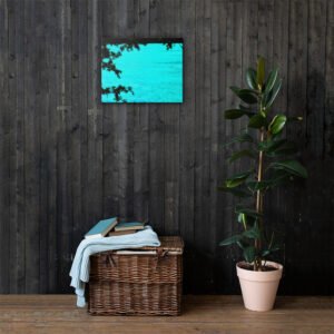 Arkansas River Afternoon - Tree Frame Canvas Print