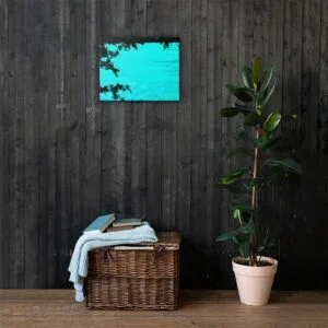Arkansas River Afternoon - Tree Frame Canvas Print