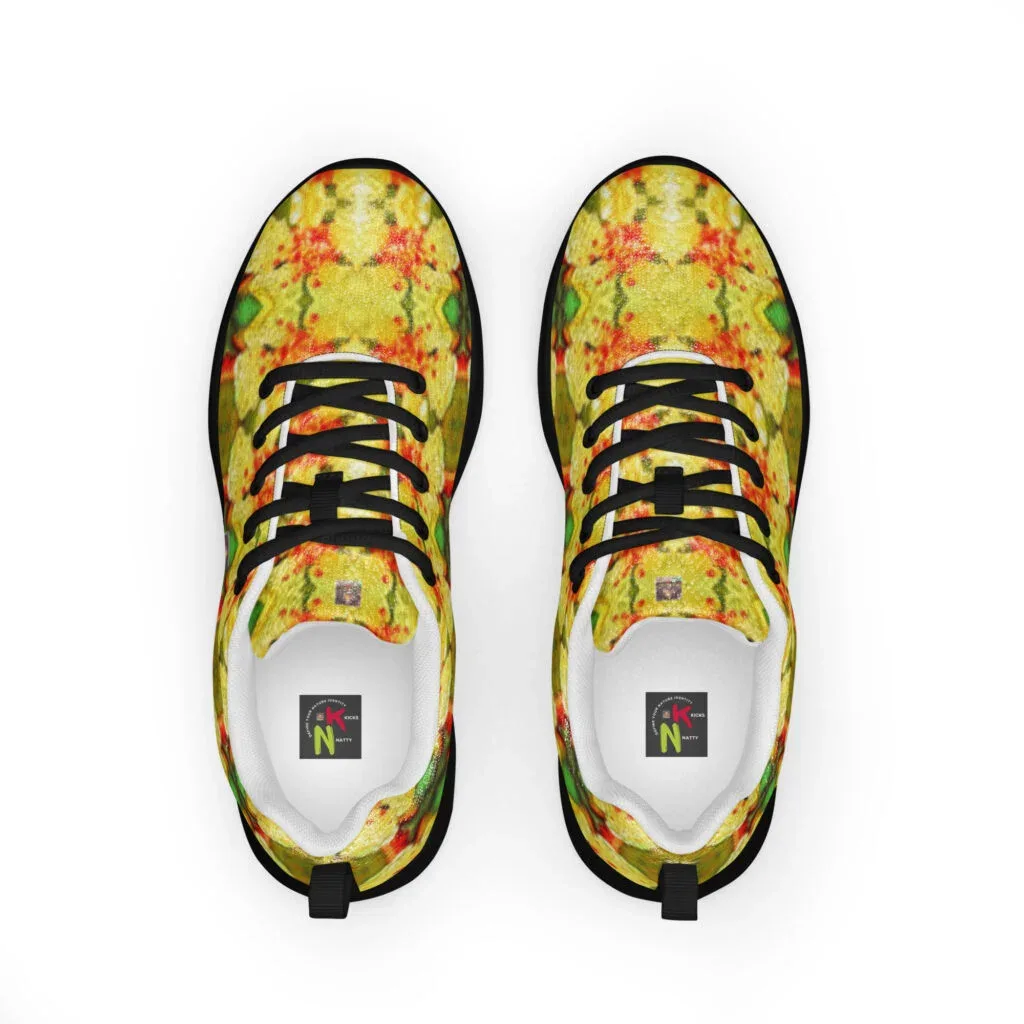 Natty Kicks Arkansas Spring Bling Mustard Athletic Shoes