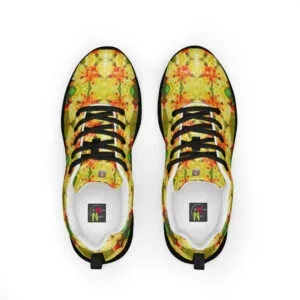 Natty Kicks Arkansas Spring Bling Mustard Athletic Shoes