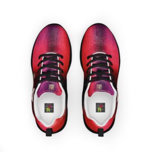 "Natty Kicks" Women's Athletic Shoes Black Red Combo