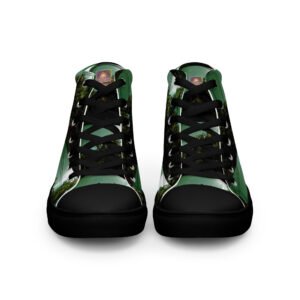 Natty Kicks Arkansas Green Skies High Top Canvas Shoes