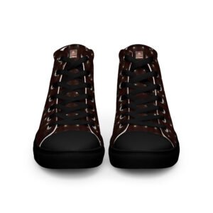"Natty Kicks" Men’s High Top Canvas Shoes BSM2 Mini -Print