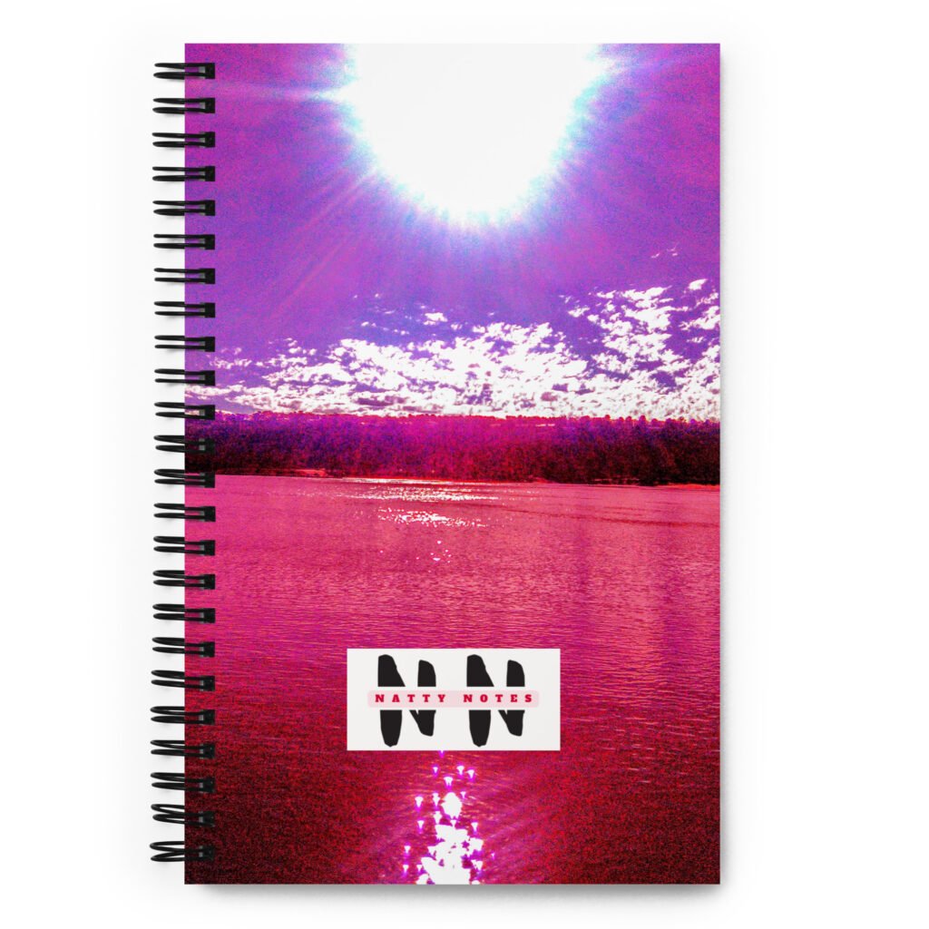 Natty Notes Purple Raspberry Spiral Notebook