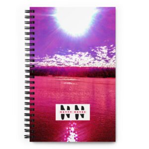 Natty Notes Purple Raspberry Spiral Notebook