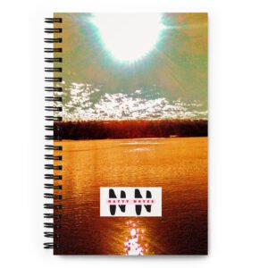 Natty Notes Tan Bronze River Spiral Notebook