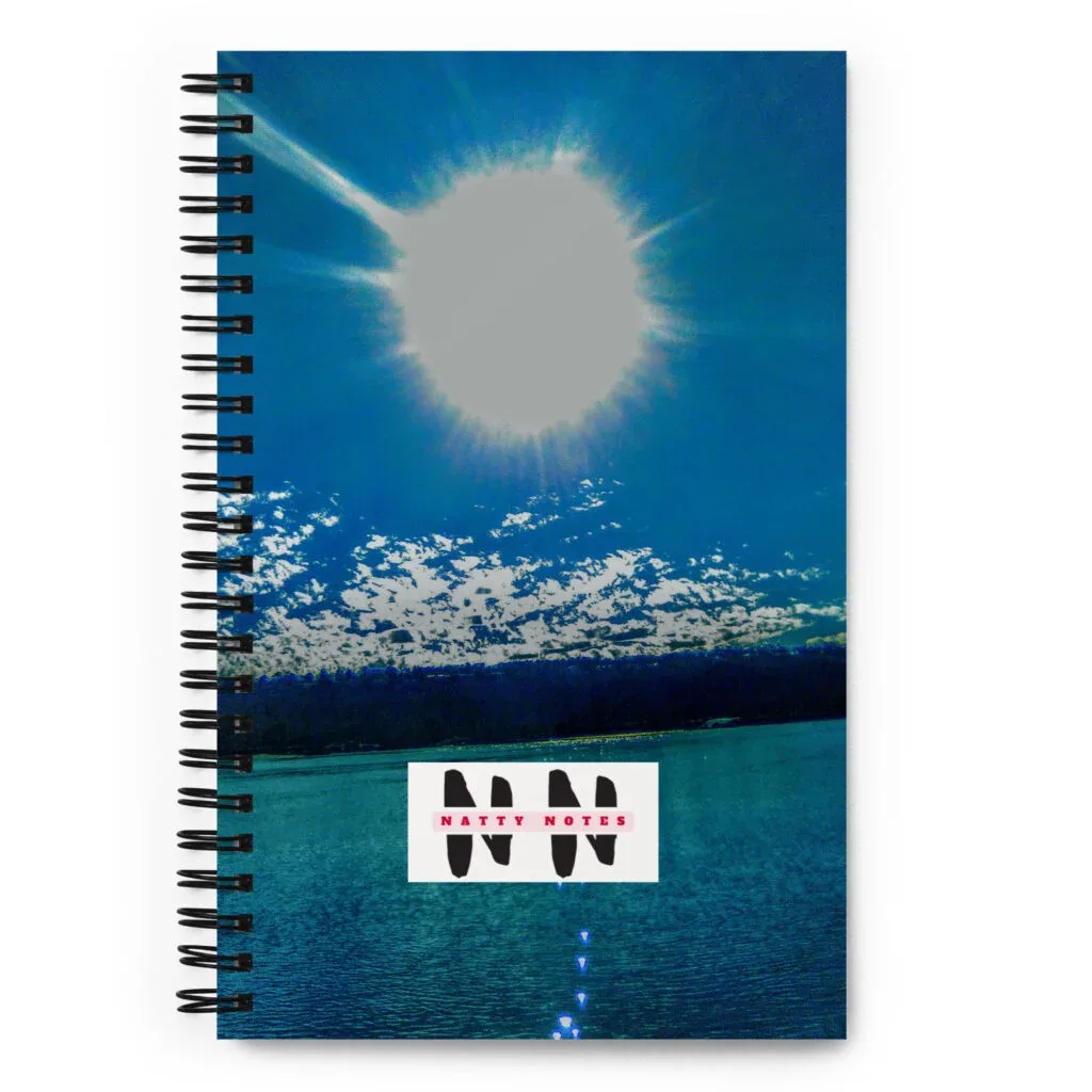 Natty Notes Magic Blue River Spiral Notebook