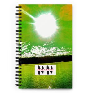 Natty Notes Green Medley River Spiral Notebook