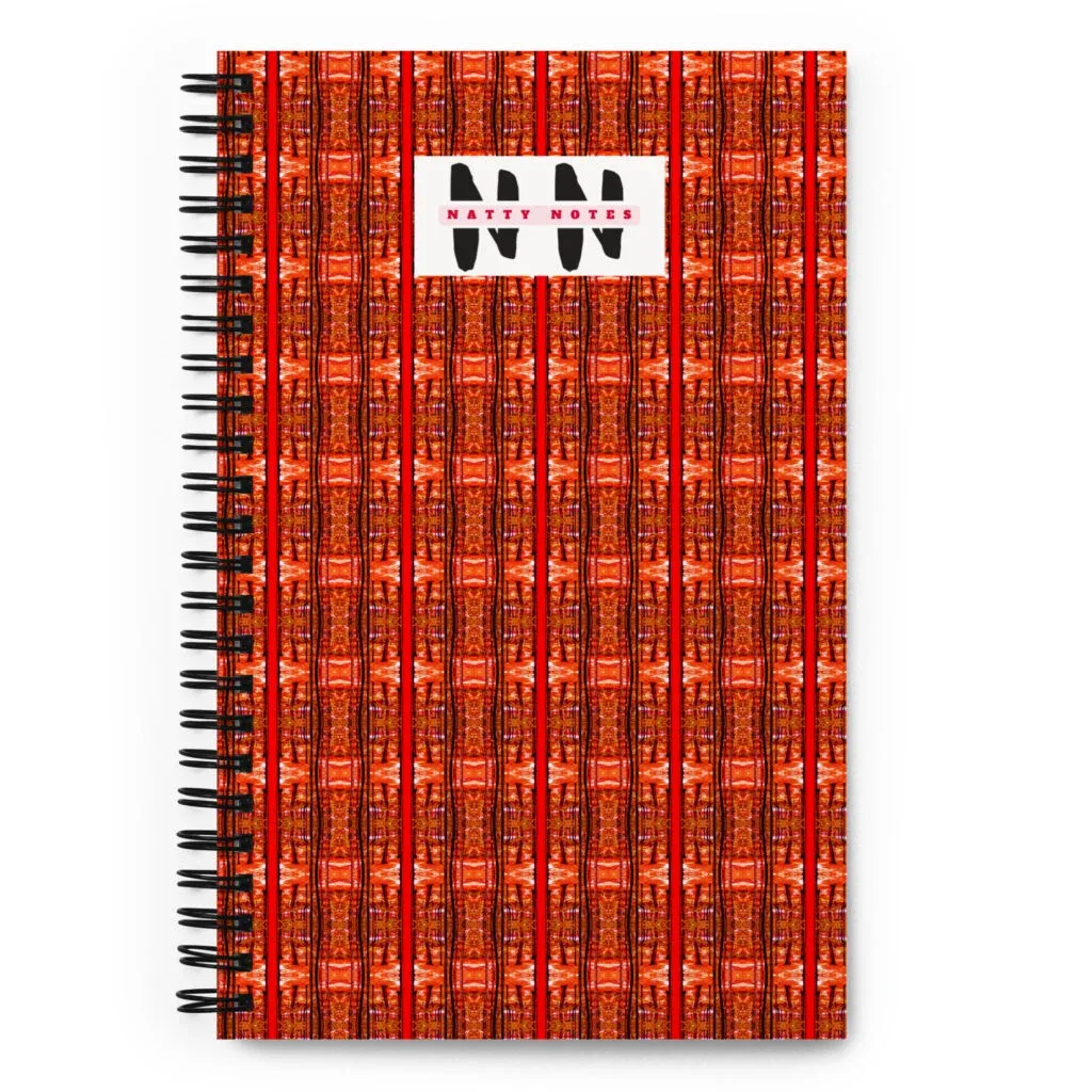 Natty Notes Spiral Notebook (May 26th, 2020) - Peach Trees Woods Mini-Mirror 2