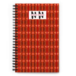 Natty Notes Spiral Notebook (May 26th, 2020) - Peach Trees Woods Mini-Mirror 2