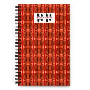 Natty Notes Spiral Notebook (May 26th, 2020) - Peach Trees Woods Mini-Mirror 2