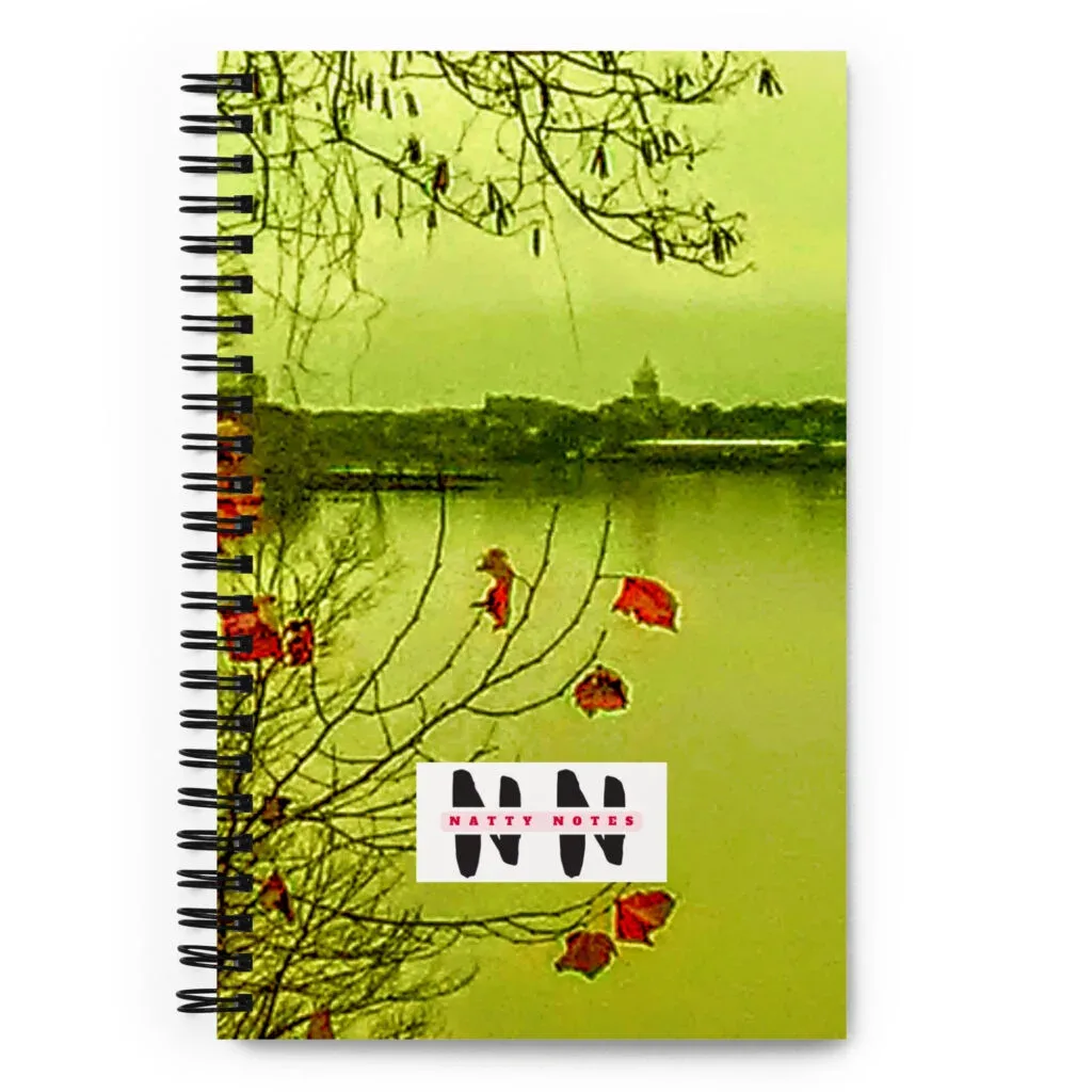 Natty Notes Spiral Notebook (Jan. 21st, 2021) - Capital View Classic Light Pea-Green