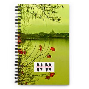 Natty Notes Spiral Notebook (Jan. 21st, 2021) - Capital View Classic Light Pea-Green