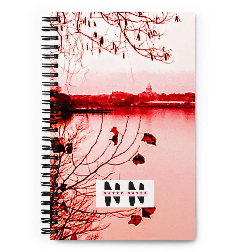 Natty Notes Spiral Notebook (Jan. 21st, 2021) - Capital View Classic Hot Pink Mauve