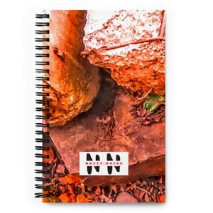 Natty Notes Spiral Notebook (Jan. 21st, 2021) - Ancient Rocks Light Pink Tan