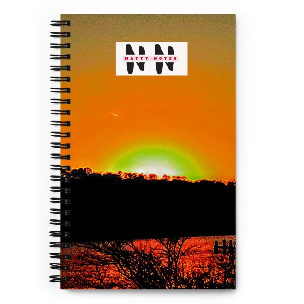 Natty Notes Spiral Notebook (Nov. 19th, 2020) - Lime-Green Medley
