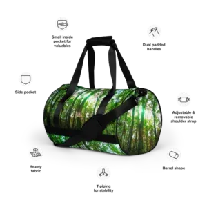 Natty Gym Bag Green Tree Morning