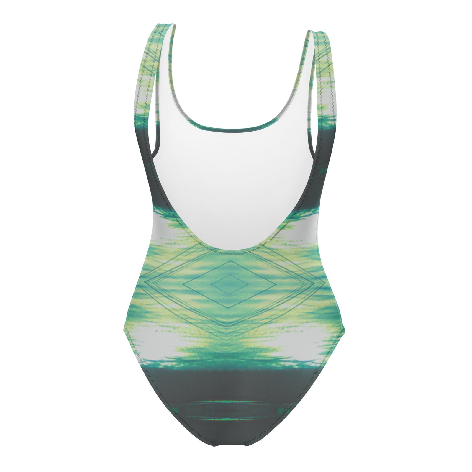 Designer Swimsuit Arkansas December Skies Pea Green - Image 5
