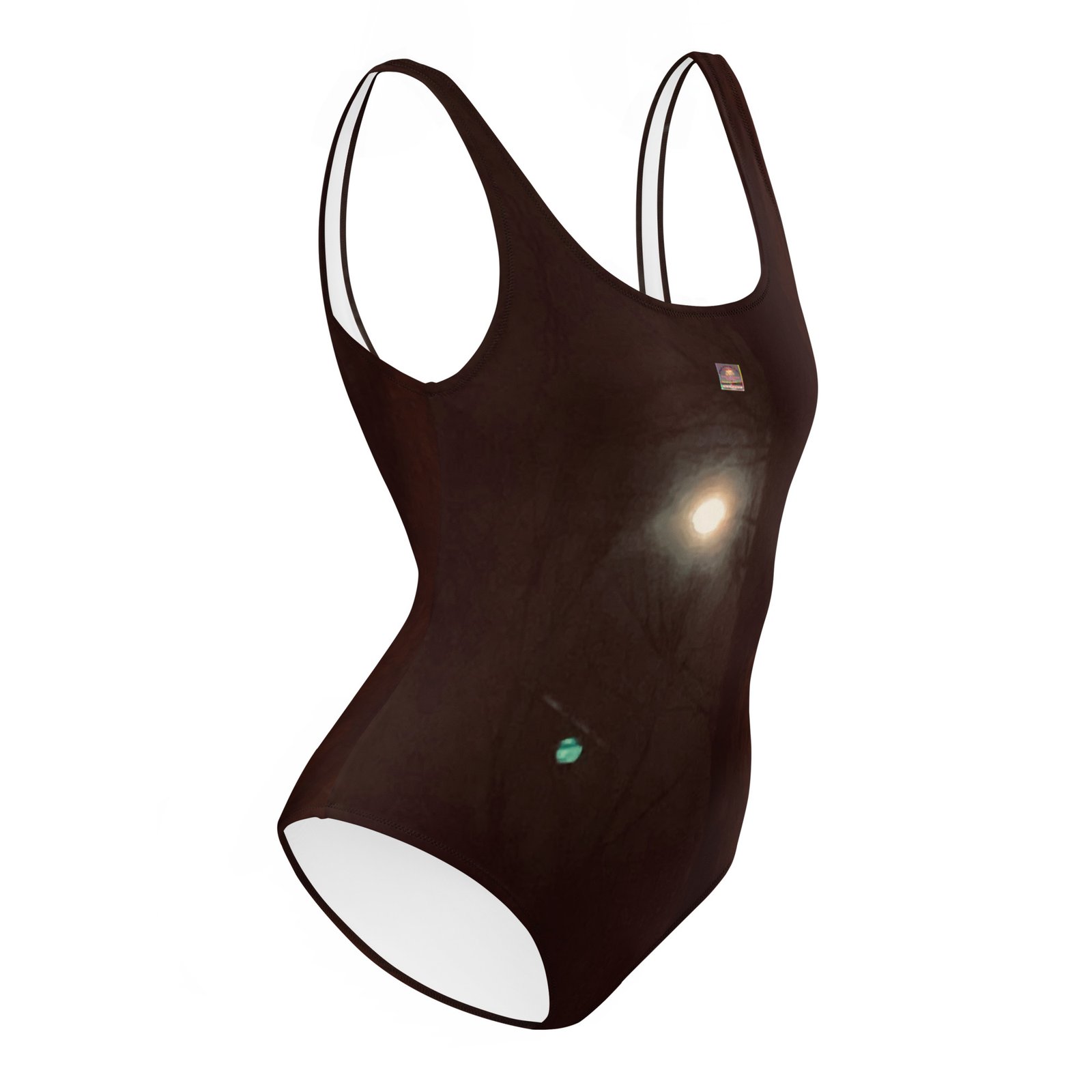 Designer Swimsuit West Little Rock Black Sky Moonlight 2 Print - Image 2
