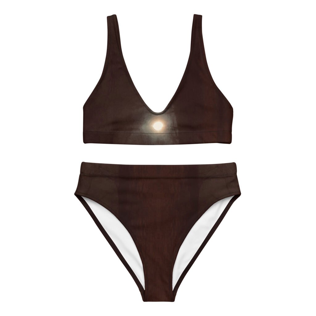 Designer Recycled High-Waisted Bikini West Little Rock Black Sky Moonlight 2