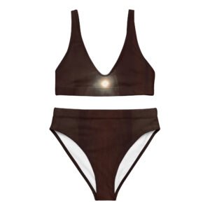 Designer Recycled High-Waisted Bikini West Little Rock Black Sky Moonlight 2