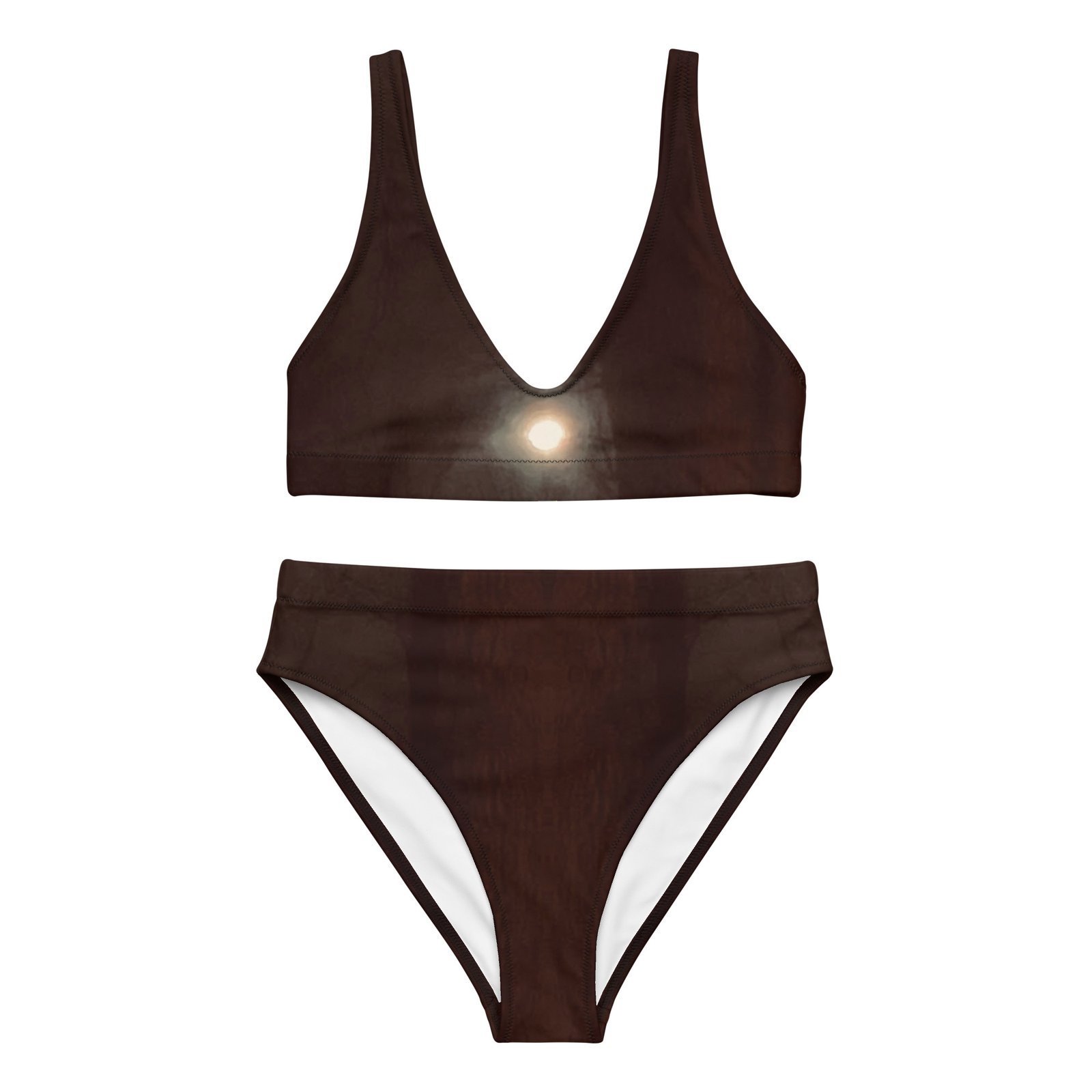 Designer Recycled High-Waisted Bikini West Little Rock Black Sky Moonlight 2